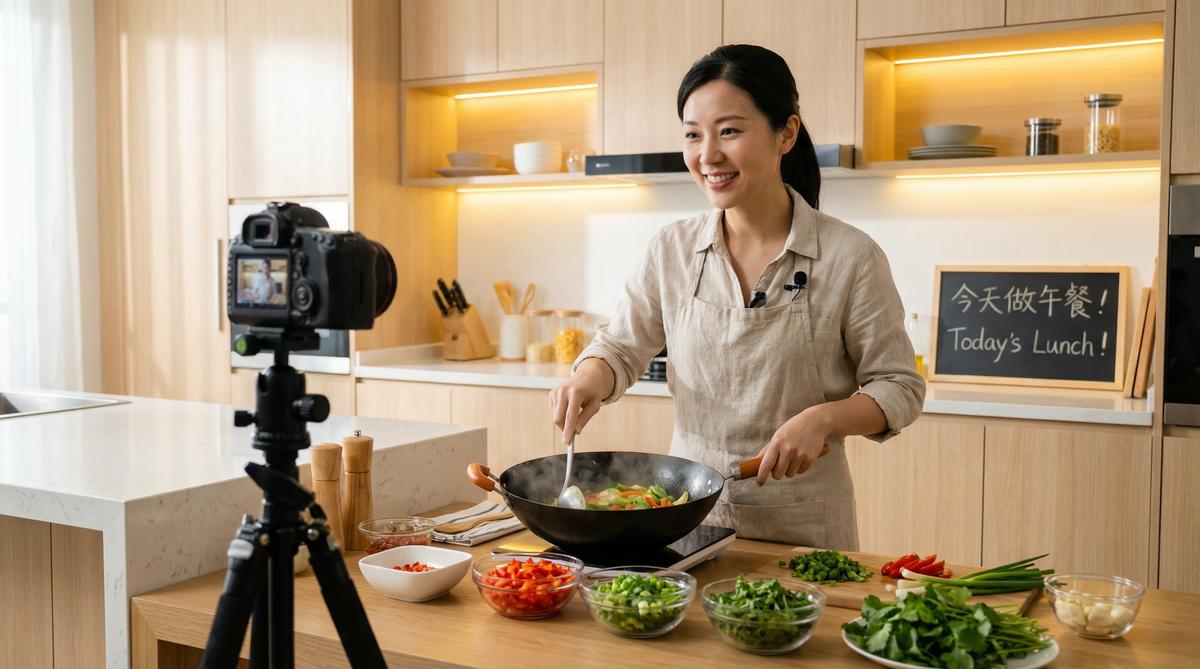 国产主播美食视频教程